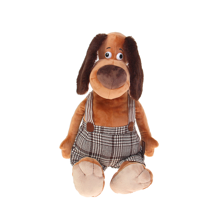 Мягкая игрушка "Пес Ватсон с бабочкой", 35 см