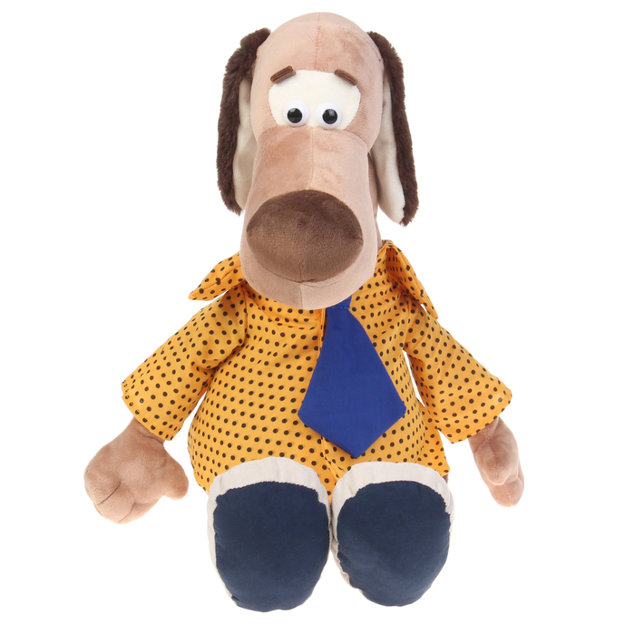 Мягкая игрушка "Пес Барбос в рубашке", 36 см