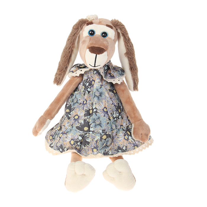 Мягкая игрушка "Собачка Наденька" в платье, 25 см
