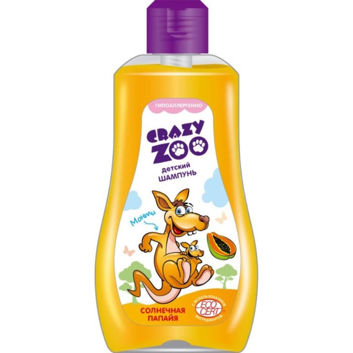 Шампунь Crazy zoo "Солнечная папайя", 280гр