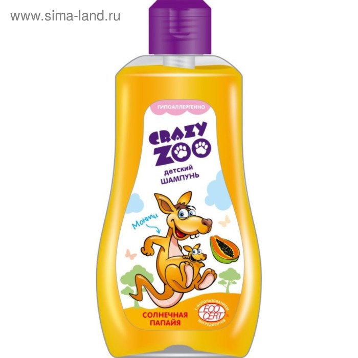 

Шампунь Crazy Zoo «Солнечная папайя», 280 г
