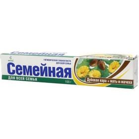 

Зубная паста Весна Семейная «Дубовая кора и мать-и-мачеха» ,100 г