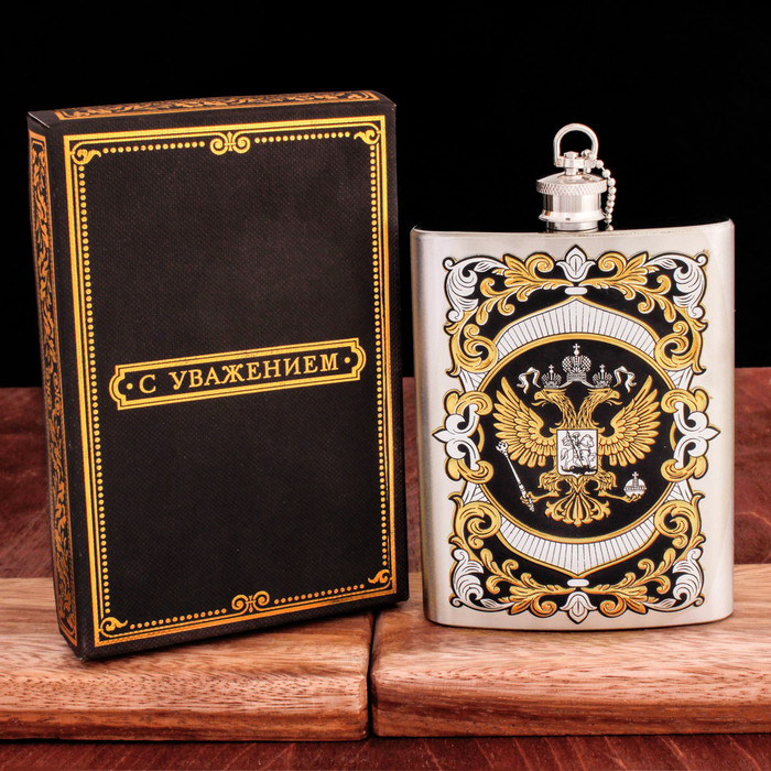 Фляжка "Россия", 240 мл