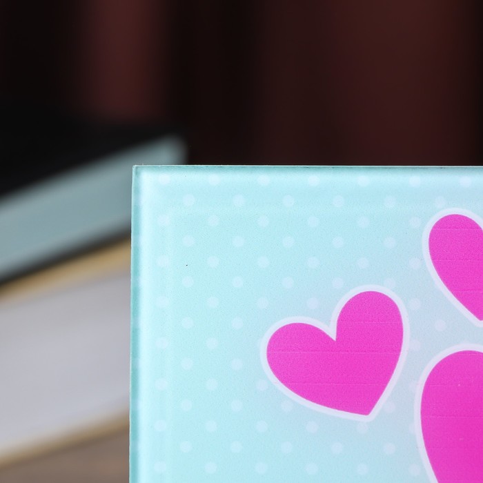 Фоторамка стекло 10х15 см "Семейство сов на ветке" 17х22 см