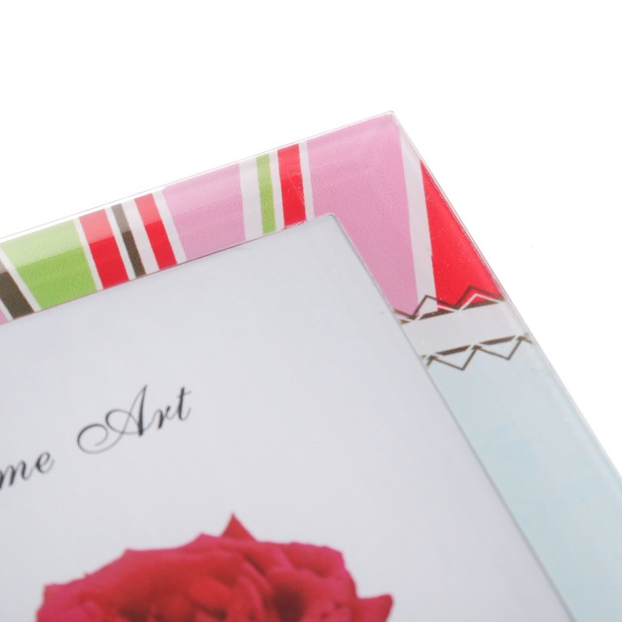 Фоторамка стекло 10х15 см "Совушки пирамидка" 17х22 см