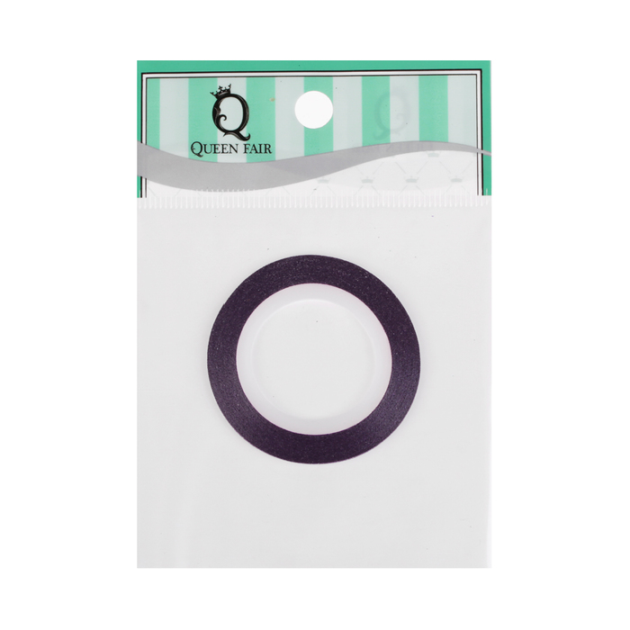 Лента фольгированная клеевая для ногтей "Блёстки", 0,2см, 10м, цвет фиолетовый