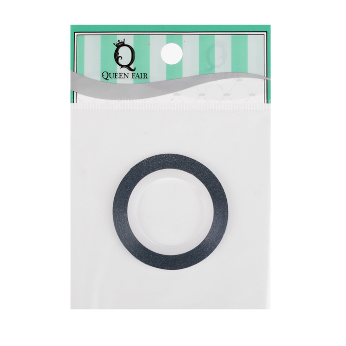 Лента фольгированная клеевая для ногтей "Блёстки", 0,2см, 10м, цвет голубой