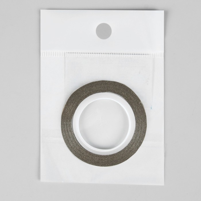 Лента фольгированная клеевая для ногтей "Блёстки", 0,3см, 10м, цвет бронзовый