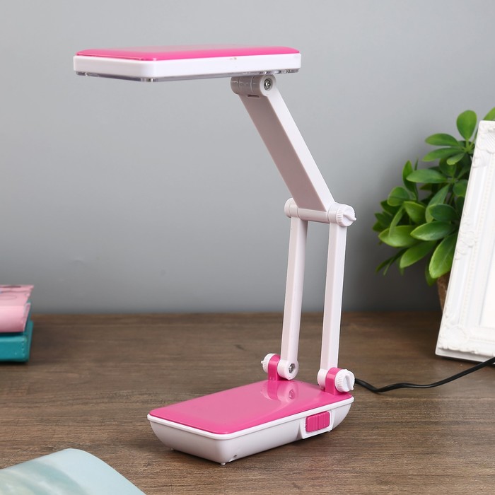 Лампа настольная складная LED "Трансформер", зелёная