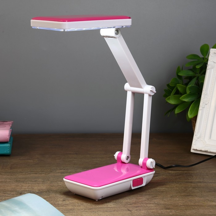 Лампа настольная складная LED "Трансформер", зелёная