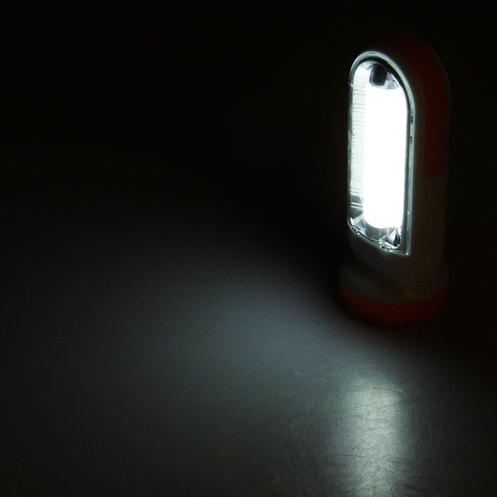 Фонарик подвесной, 2 режима, 3 АА, микс, 14х5.5 см