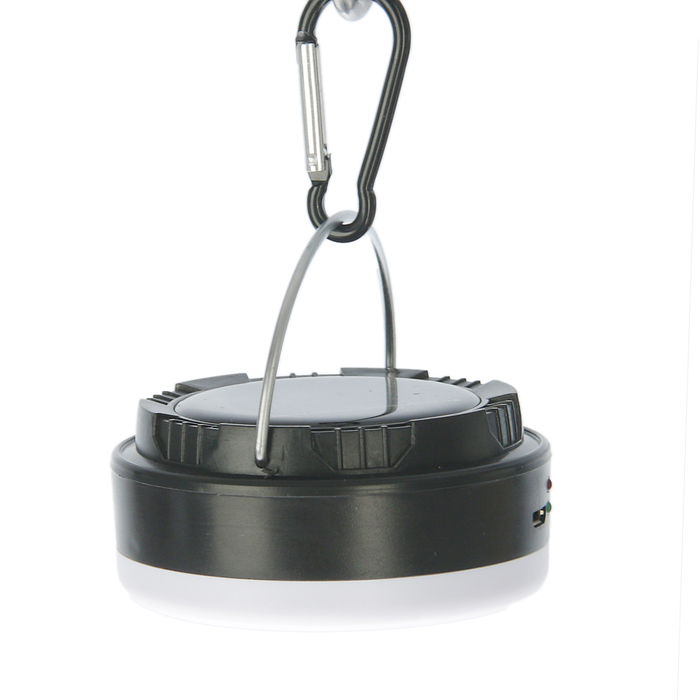 Фонарик 220 В подвесной, солнечная батарея, 8.5х8.5х4 см