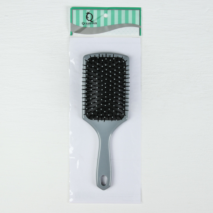 Расчёска массажная "Пирамида желаний", широкая, цвет жёлтый