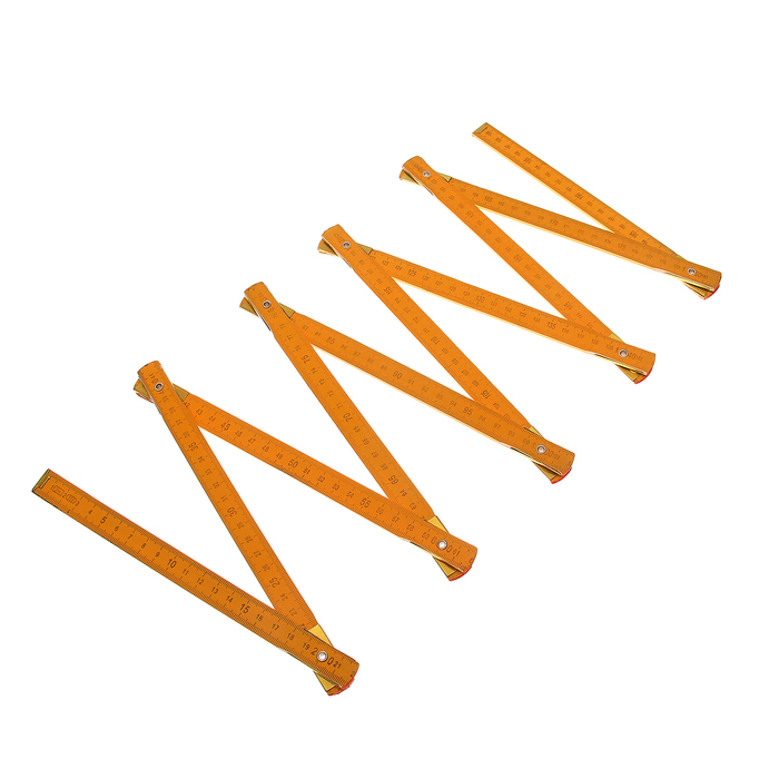 Метр деревянный складной, 2м, см/см