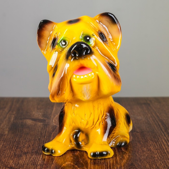 Копилка "Пес зубастый", микс