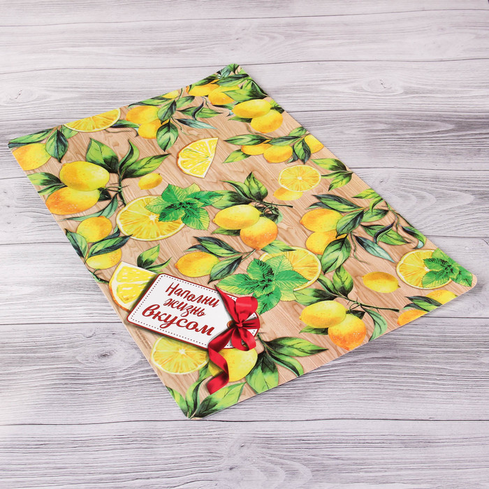 Набор салфеток на стол "Наполняя жизнь вкусом" 4 шт. 43 х 28 см