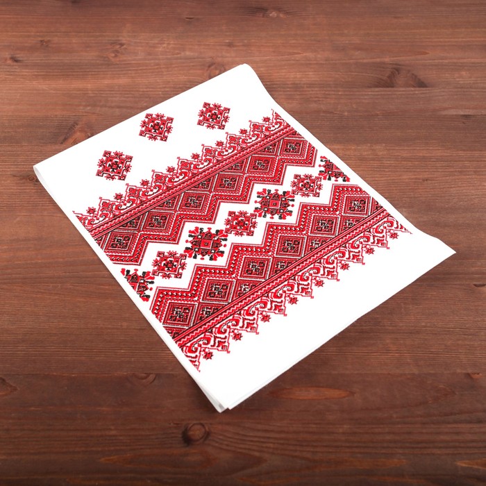 Рушник с орнаментом "Ромбы 3", 120 х 24 см