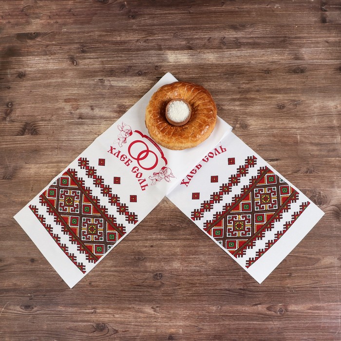 Рушник "Хлеб-Соль", 120 х 24 см