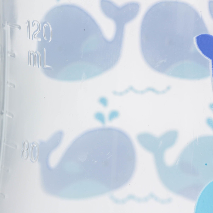 Бутылочка для кормления, 120 мл, от 0 мес., цвета МИКС