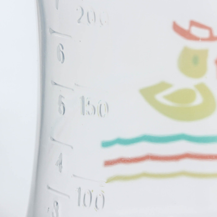 Бутылочка для кормления, 250 мл, от 0 мес., цвета МИКС