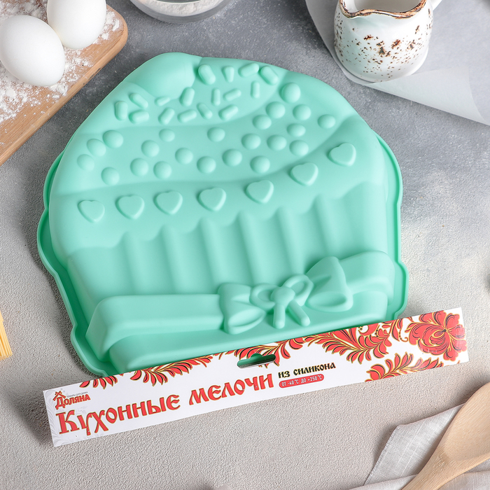 Форма для выпечки "Праздничный капкейк" 26х4 см, цвета МИКС