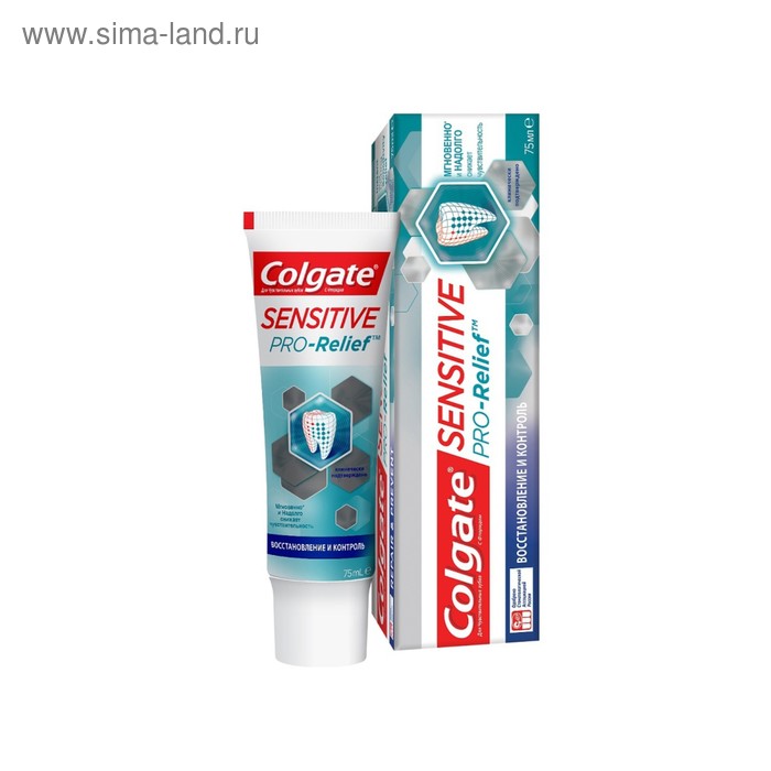   Сима-Ленд Зубная паста Colgate Sensitive Pro-Relief «Восстановление и контроль», 75 мл