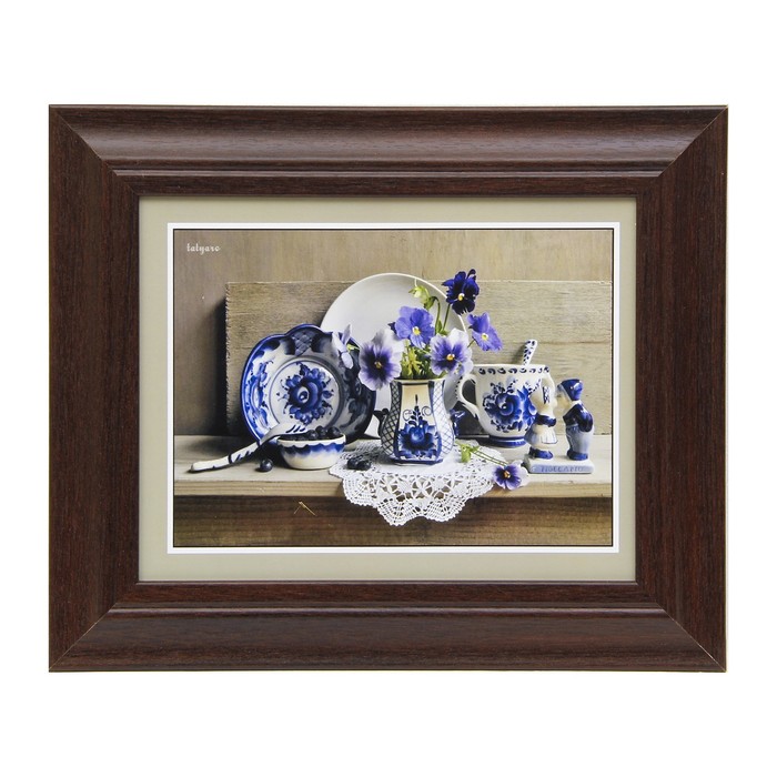 Картина "Гжель" 23*28 см микс