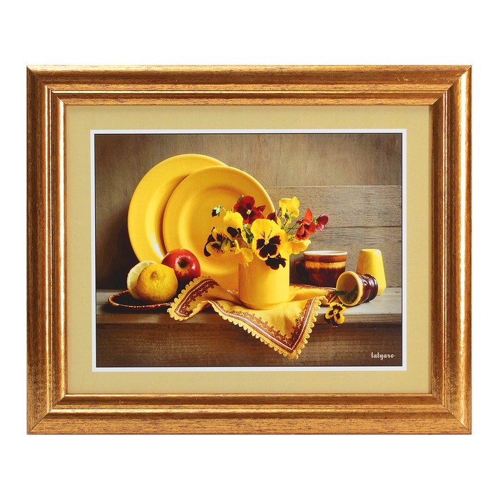 Картина "Жёлтое изобилие" 23*28 см микс
