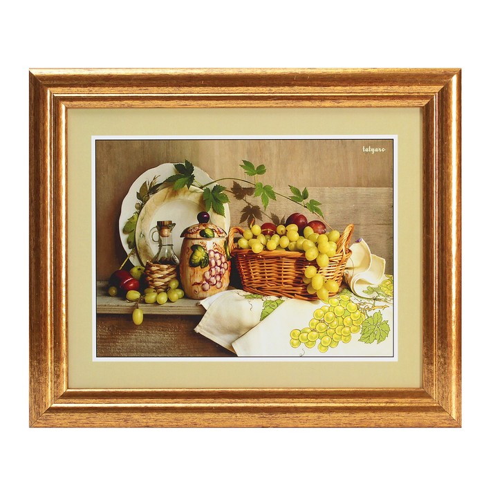 Картина "Виноградная лоза" 23*28 см рамка микс