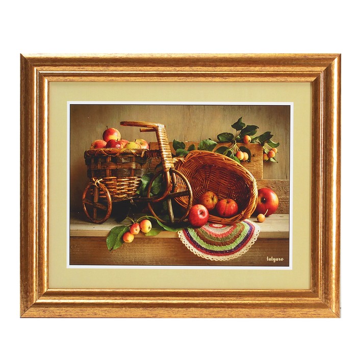 Картина "Осенний урожай" 23*28 см рамка микс