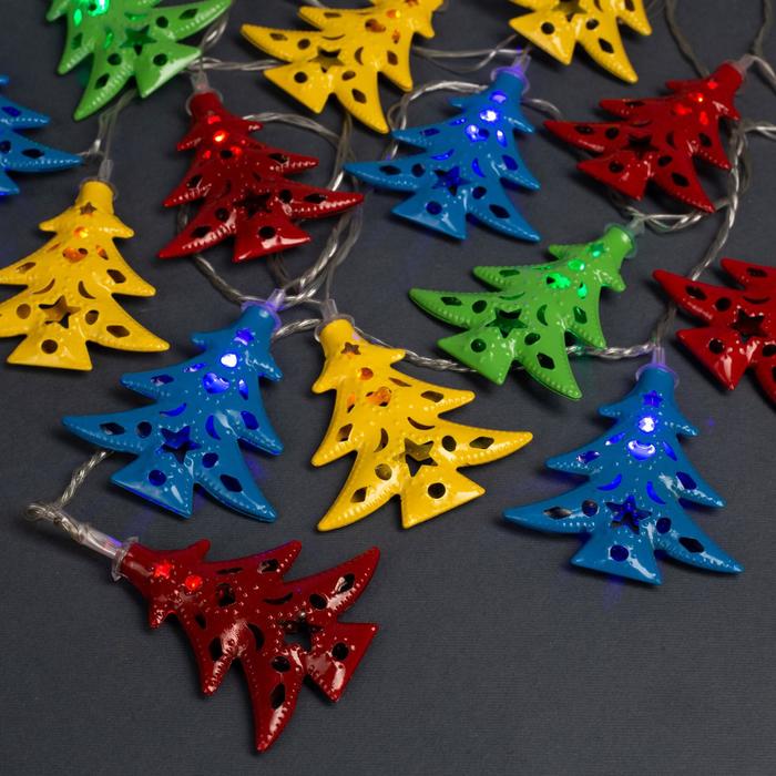 НИТЬ, 4м. с насад. “Елочка”,4 см Н.С. LED-20-220V, 8 режимов, МУЛЬТИ