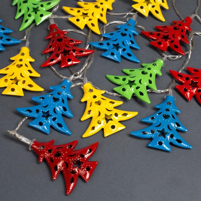 НИТЬ, 4м. с насад. “Елочка”,4 см Н.С. LED-20-220V, 8 режимов, МУЛЬТИ