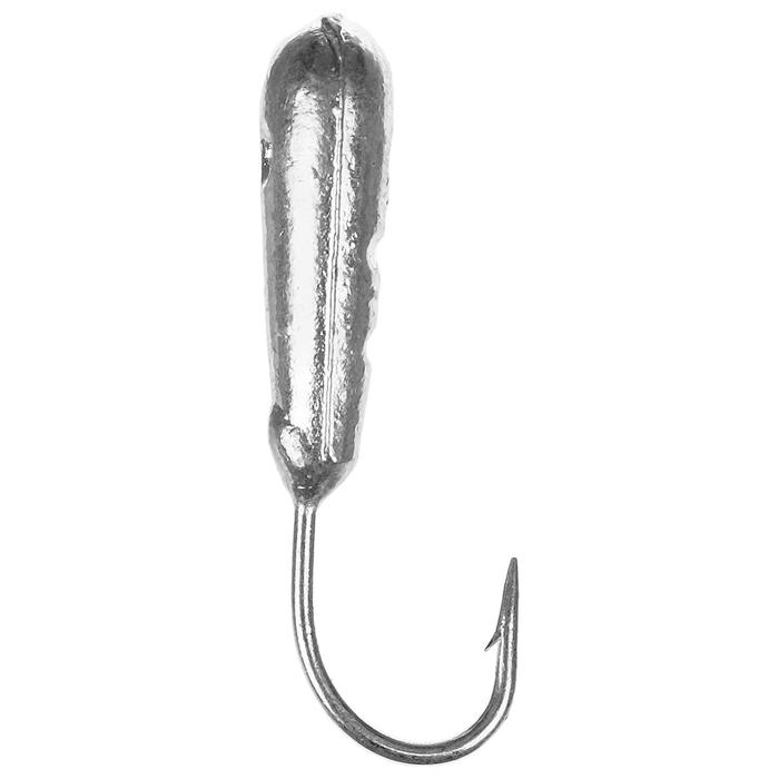 Мормышка W Spider «Рисинка» с отверстием 3,0 мм, вес 0,50 г, цвет Sil