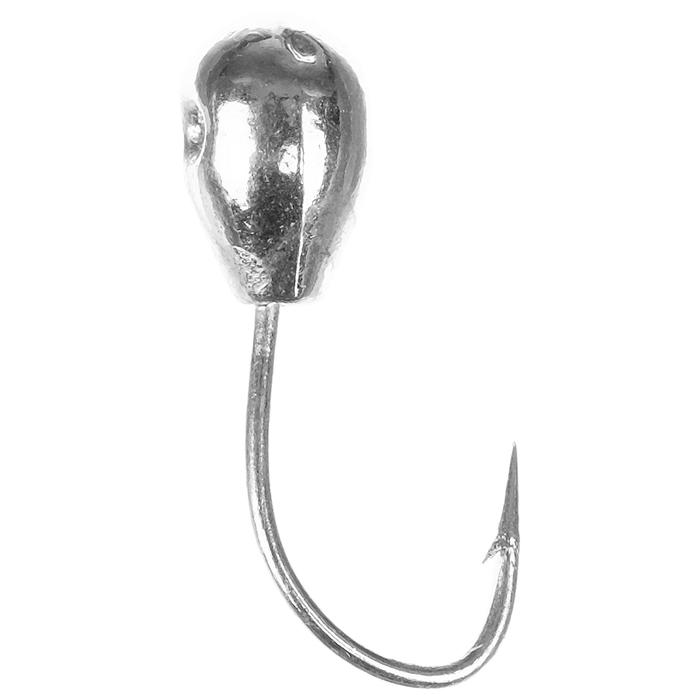 Мормышка W Spider «Капля» с отверстием, 3,5 мм, вес 0,54 г, цвет Sil