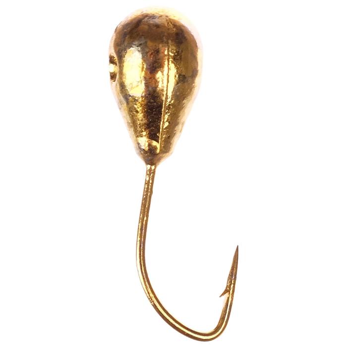 Мормышка W Spider «Капля» с отверстием, 4,0 мм, вес 0,80 г, цвет Go