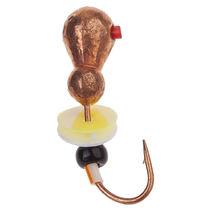 Мормышка W Spider «Муравей» с отверстием безмотыльная, 3,5 мм, вес 0,71 г, цвет Cu