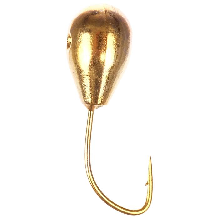 Мормышка W Spider «Капля» с отверстием, 5,0 мм, вес 1,65 г, цвет Go