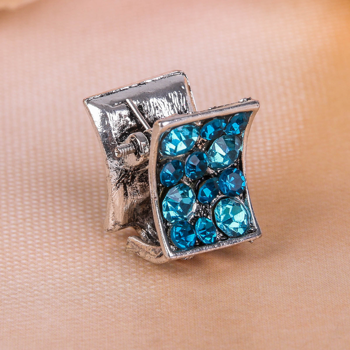 Краб для волос "Мокси" 1,2 см прямой, микс