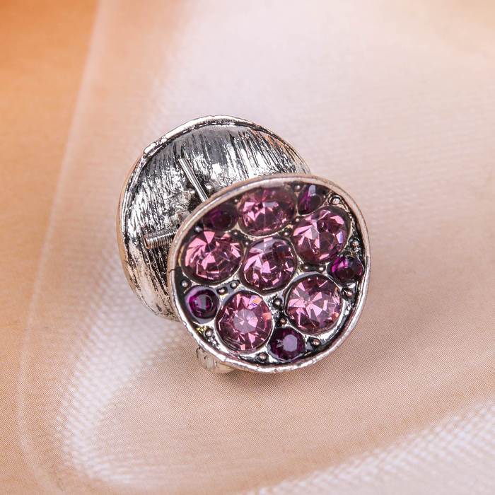 Краб для волос "Мокси" 1,8 см, круг, микс