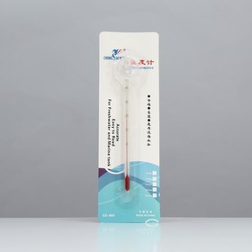 Термометр аквариумный на присоске длинный, 15 см Ош