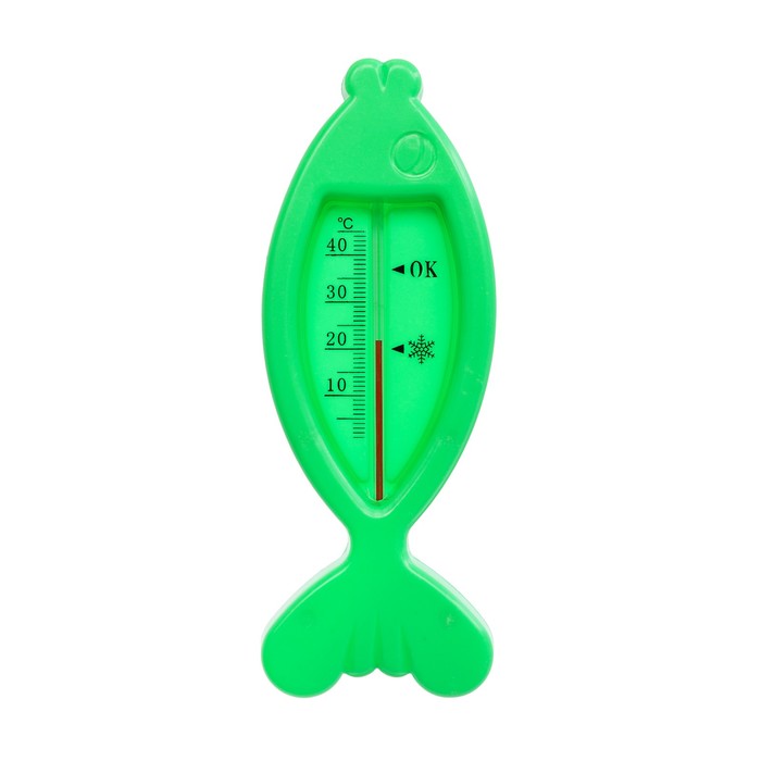 Термометр Рыбка, детский, для воды, пластик, 15.5 см, МИКС
