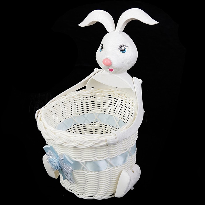 Корзина декоративная "Зайчонок" МИКС 16х26х16 см