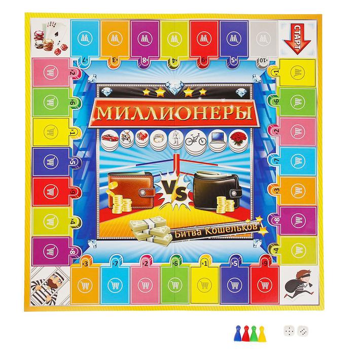 Игра экономическая "Миллионеры. Битва кошельков"