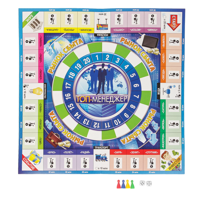 Игра экономическая. "Топ-менеджер" 3499