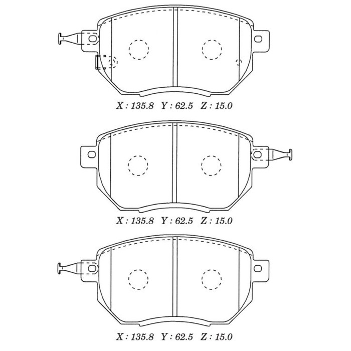 Колодки тормозные Kashiyama D1264M