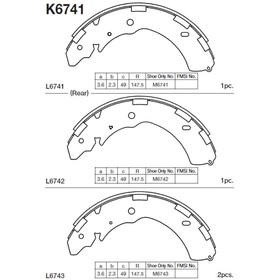 

Колодки тормозные Kashiyama K6741