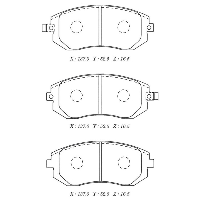 Колодки тормозные Kashiyama D7055M