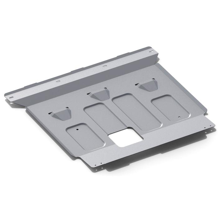 Защита картера и КПП Rival для Hyundai Sonata (V - 2.0 / АКПП / Казахстан) 2015-, крепеж в комплекте, алюминий 4 мм