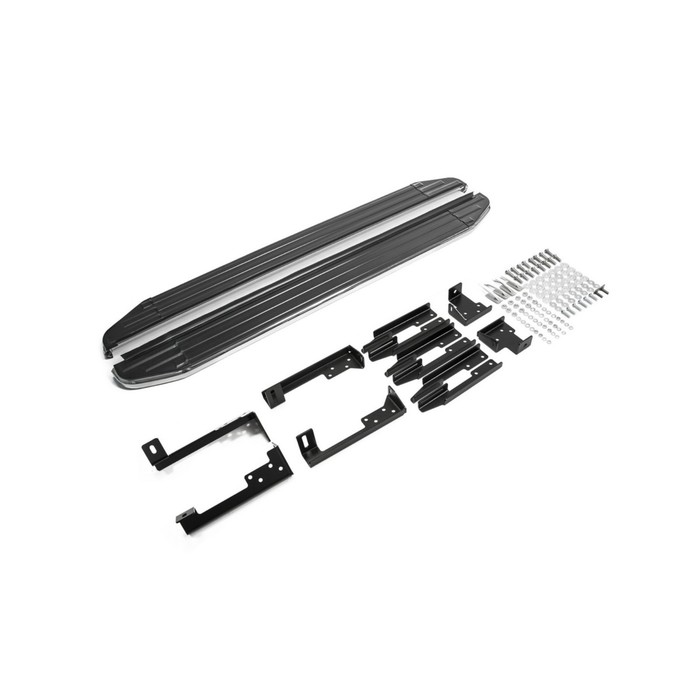 Пороги Premium Lada Largus Cross 2014-, нерж. сталь 193 см, 2 шт. A193ALP.6001.2