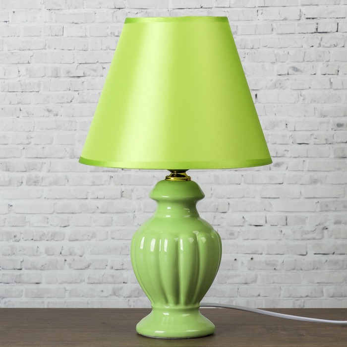 Настольная лампа "Каролина" E27 40Вт зеленый